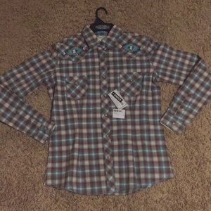 Panhandle pearl button up shirt